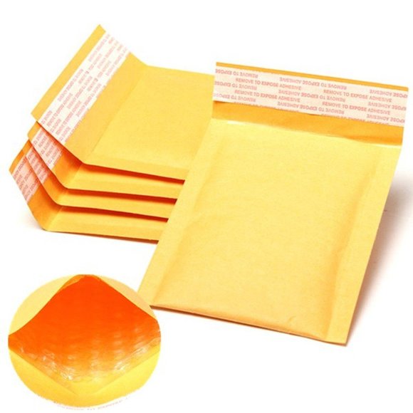 Pack of 50 Wholesale Kraft Bubble Mailers Padded Enevlopes 5" X 10" #00 - Picture 2 of 4